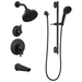 Delta Faucet DDSSGALEON1704BL Matte Black Shower Tower Custom Shower System